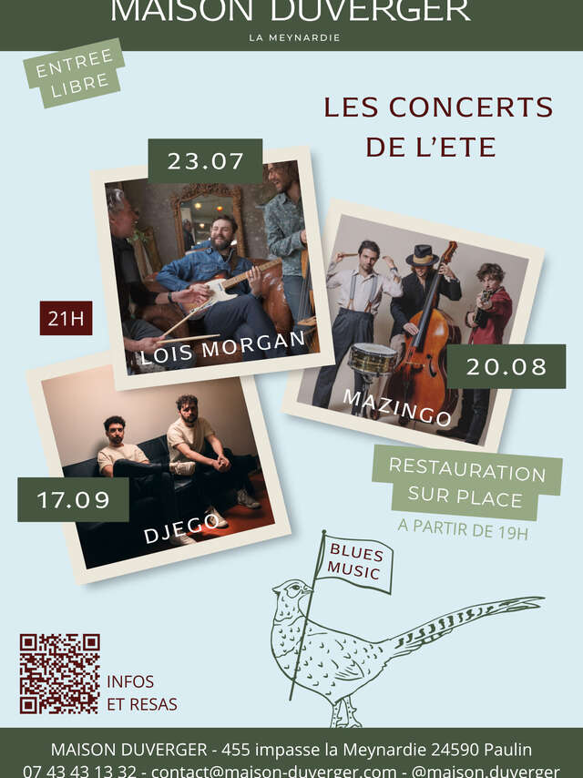 Concert de Mazingo [Les concerts de l'été à la Maison Duverger]