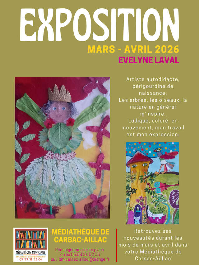 Exposition d’Evelyne Laval