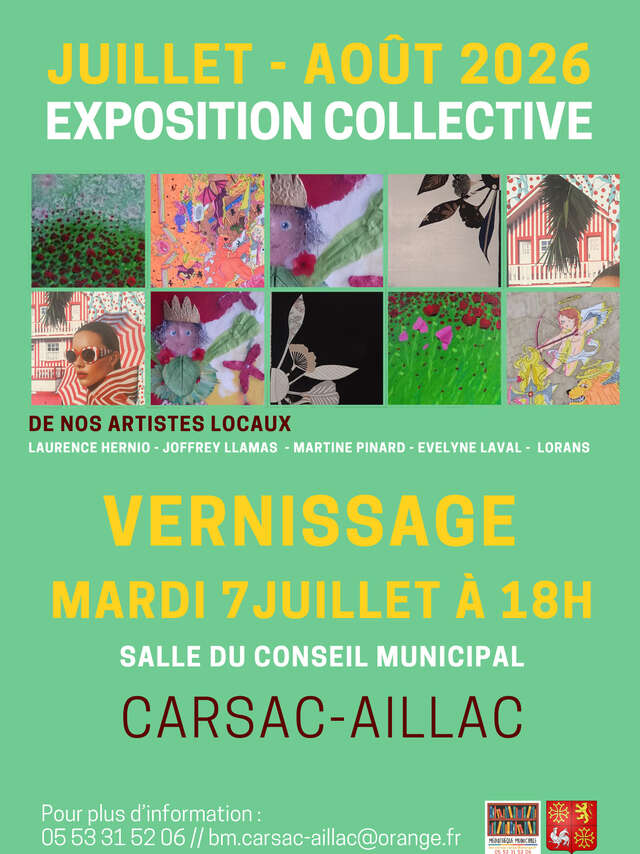 Exposition collective à Carsac-Aillac