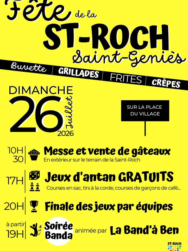 Fête de la St-Roch à Saint-Geniès