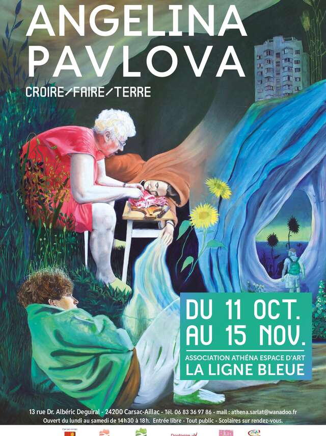 Exposition à la Ligne Bleue à Carsac-Aillac - Angelina Pavlova