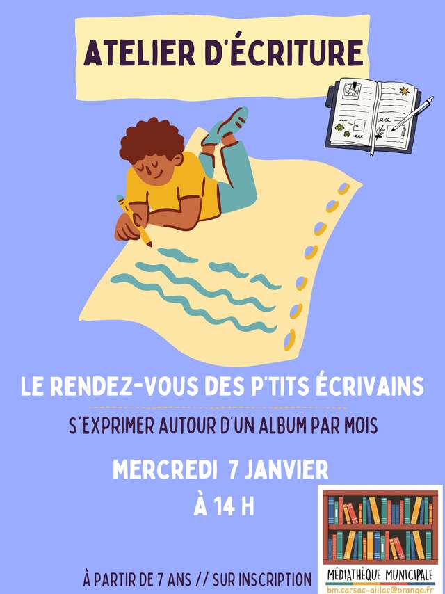 Atelier d'écriture [Médiathèque de Carsac]