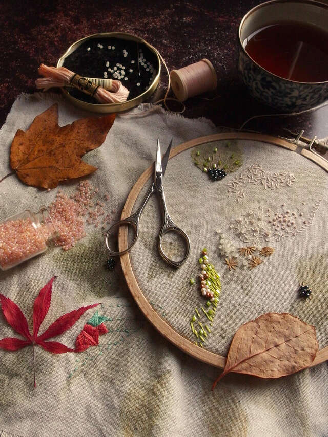 Stage : Broderie Végétale avec Coline Bavois
