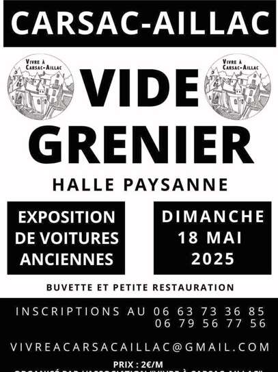 Vide-greniers à Carsac-Aillac