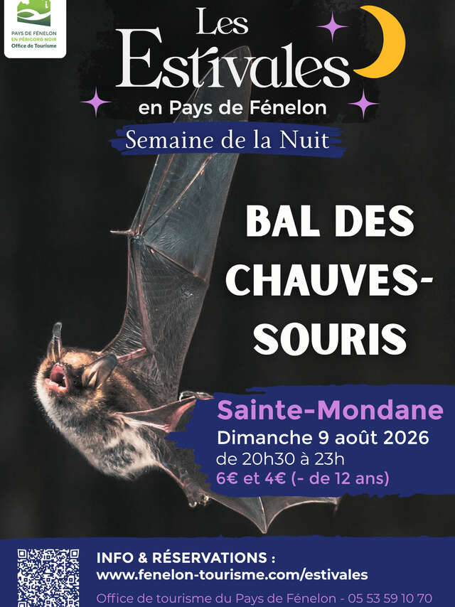 SEMAINE DE LA NUIT : Bal des Chauves-souris à Sainte-Mondane