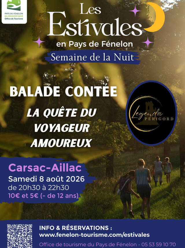 SEMAINE DE LA NUIT : Balade contée - La quête du voyageur amoureux