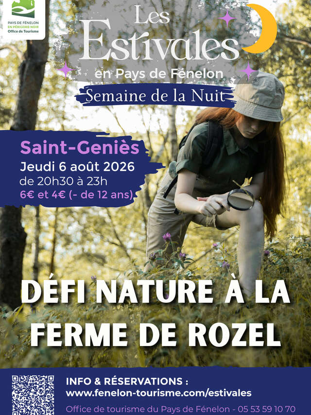 SEMAINE DE LA NUIT - Défi nature à la ferme de Rozel