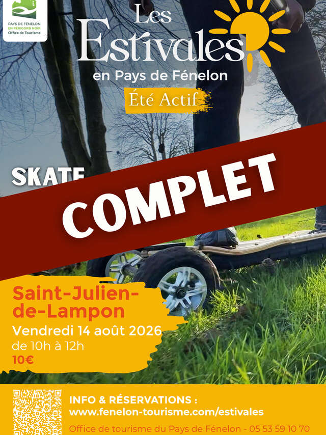 ÉTÉ ACTIF : Skate tout-terrain à Saint-Julien-de-Lampon [COMPLET]