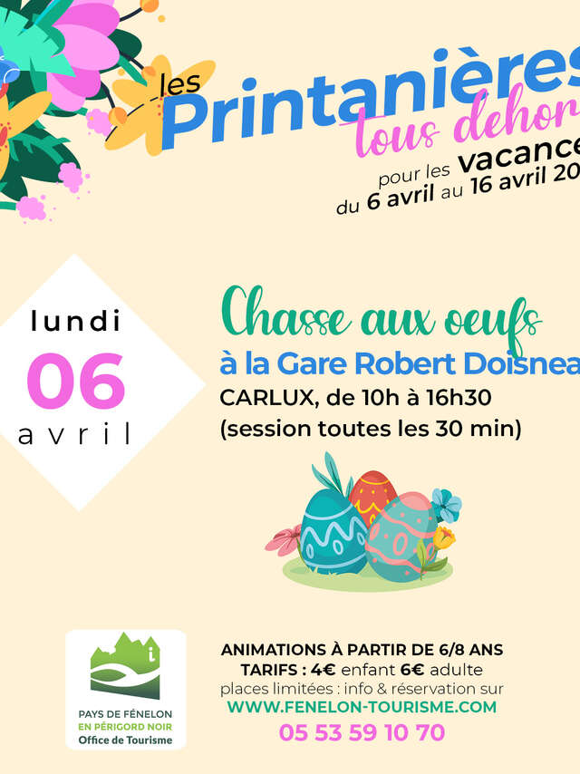 Les Printanières 2026 - Chasse aux oeufs à la Gare Robert Doisneau