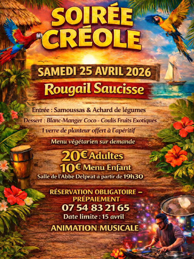 Soirée créole - Saint-Geniès