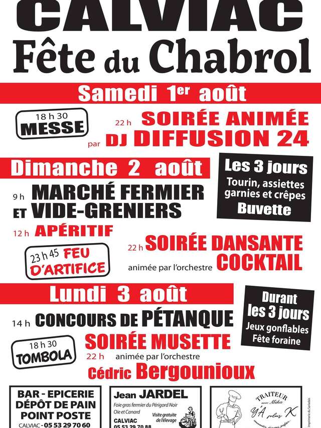 FÊTE DU CHABROL