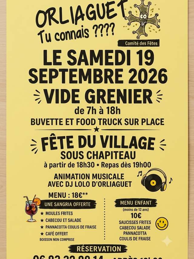 Vide grenier et Fête du Village