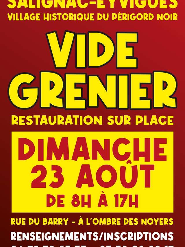Vide-grenier à Salignac - Village Historique du Périgord Noir
