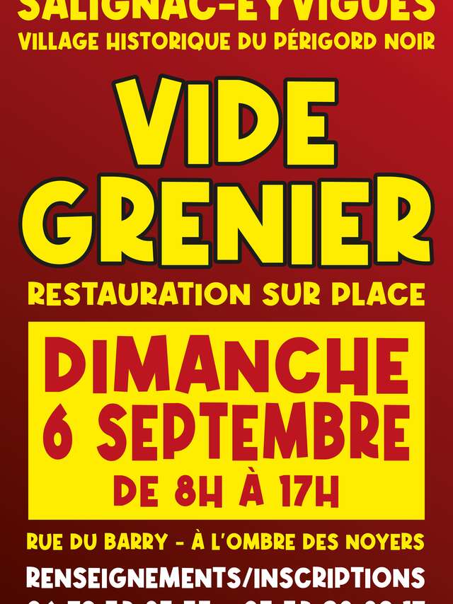 Vide-grenier à Salignac - Village Historique du Périgord Noir