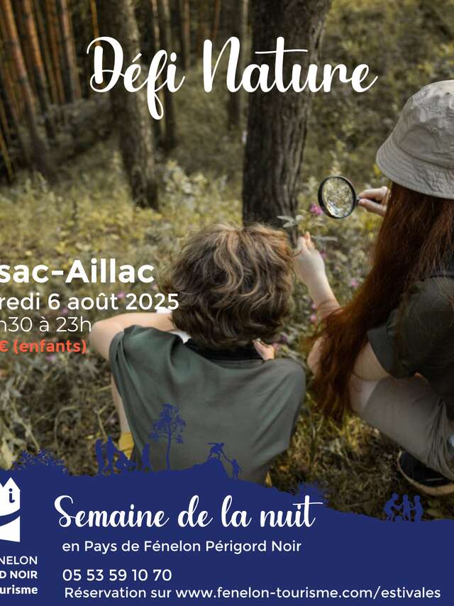 SEMAINE DE LA NUIT - Défi nature : mettez tous vos sens en éveil ! à Carsac-Aillac