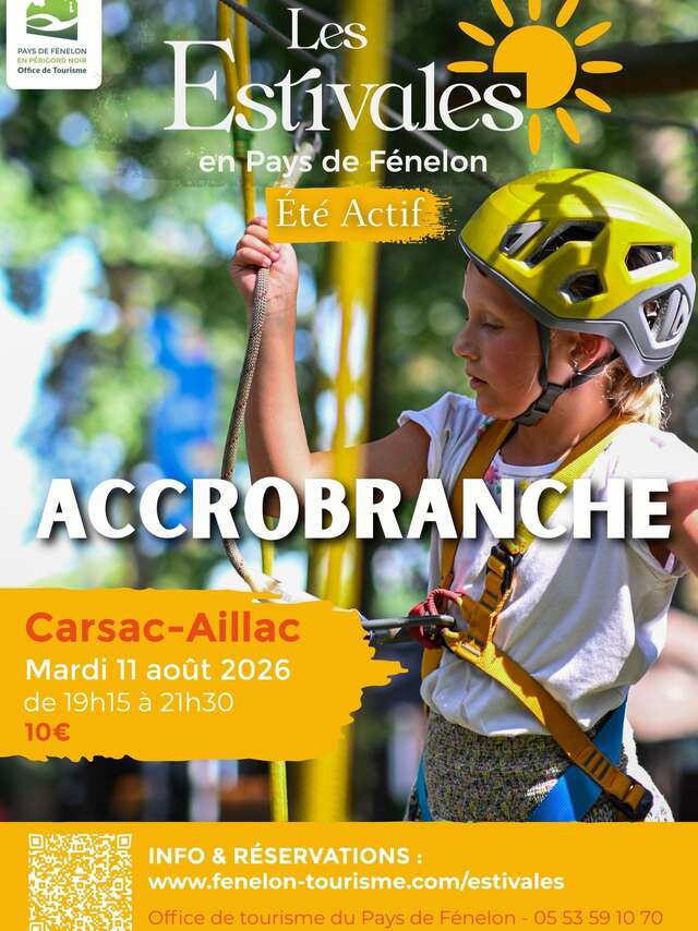 ÉTÉ ACTIF : Accrobranche à Carsac-Aillac