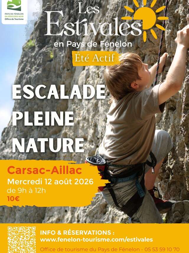 ÉTÉ ACTIF : Escalade pleine nature à Carsac-Aillac