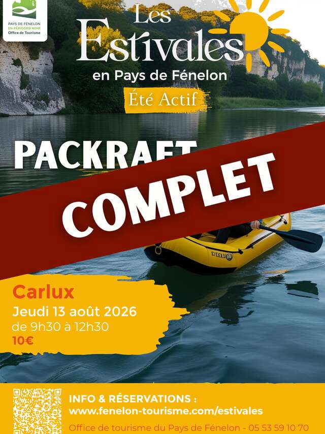 ÉTÉ ACTIF : Pack Raft à Carlux [COMPLET]