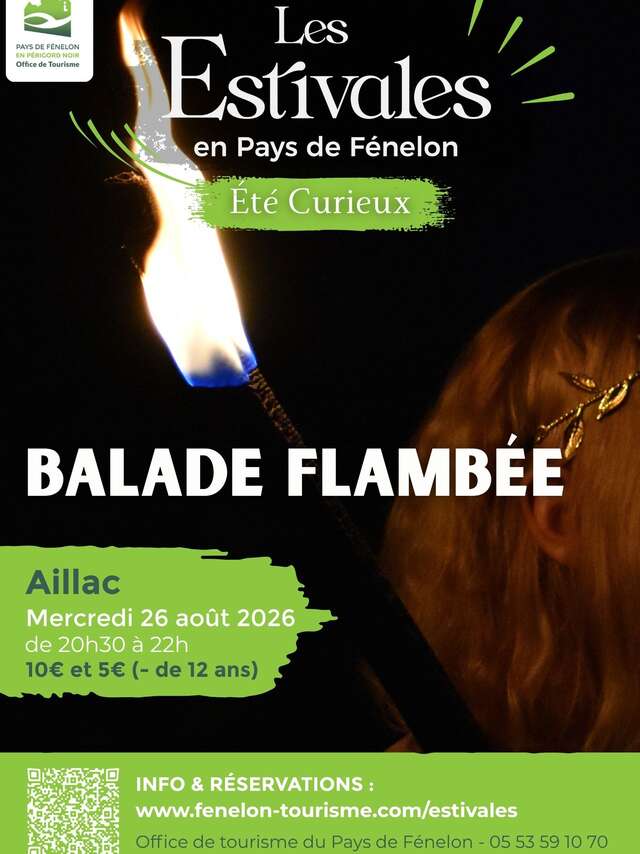 ETE CURIEUX : Balade Flambée à Aillac