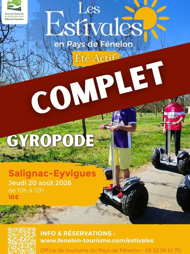 ÉTÉ ACTIF : Gyropode à Salignac-Eyvigues