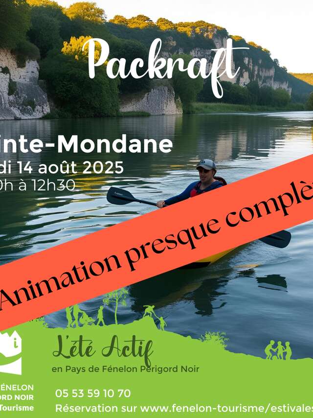 ÉTÉ ACTIF : Packraft à Sainte Mondane