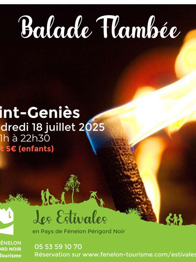 LES ESTIVALES : Balade Flambée à Saint-Geniès