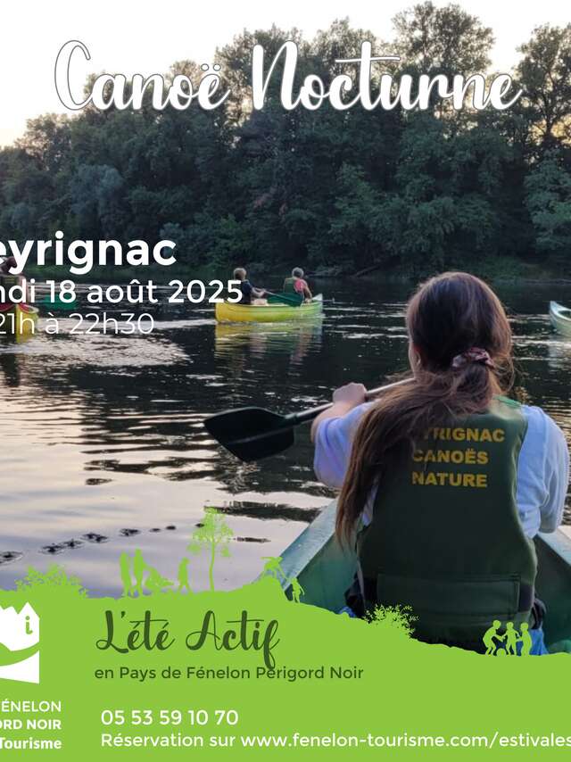 ÉTÉ ACTIF : Canoë Nocturne à Veyrignac