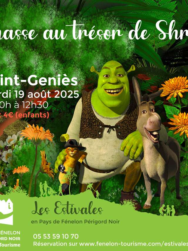 ESTIVALES : La chasse au trésor de Shrek à Saint-Geniès