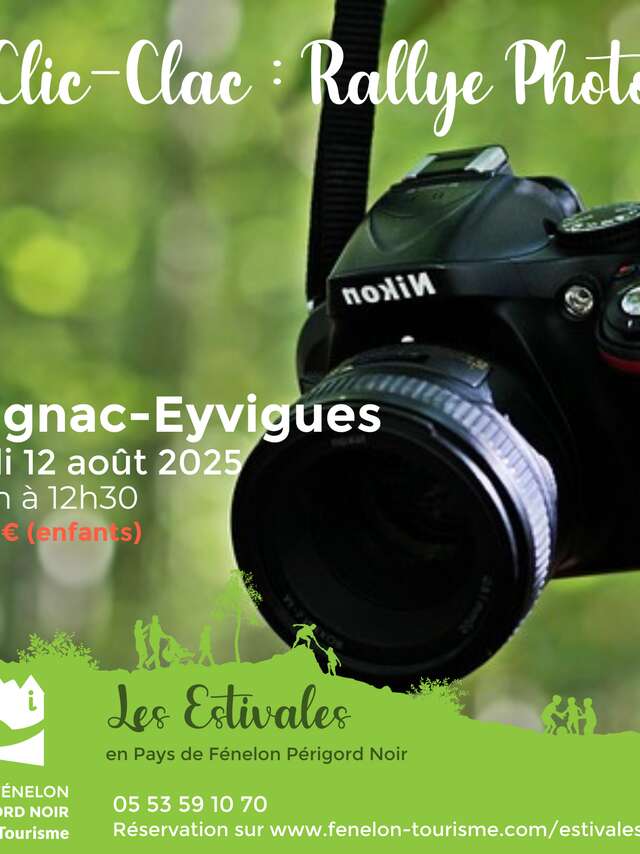 ESTIVALES : Clic clac à Salignac - jeu de piste photo