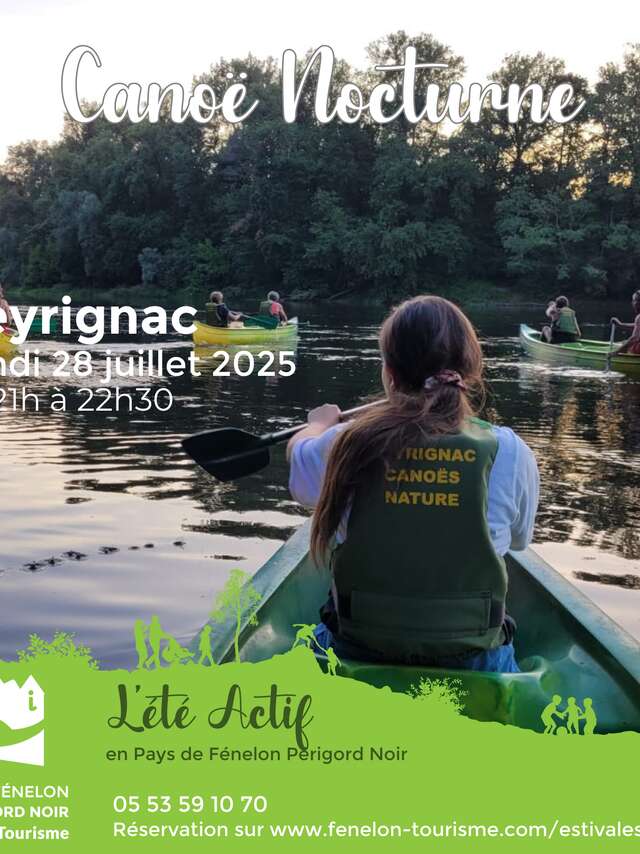 ÉTÉ ACTIF : Canoë Nocturne à Veyrignac
