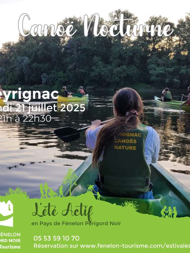 ÉTÉ ACTIF : Canoë Nocturne à Veyrignac