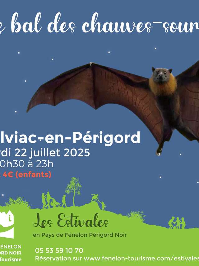 Les Estivales : Bal des chauves-souris à Calviac-en-Périgord