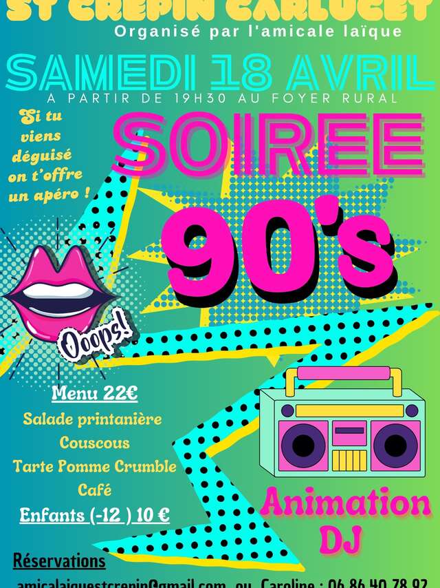 Soirée 90'