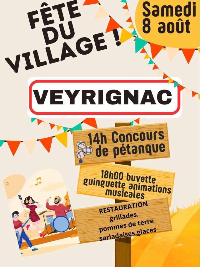 Fête du village à Veyrignac