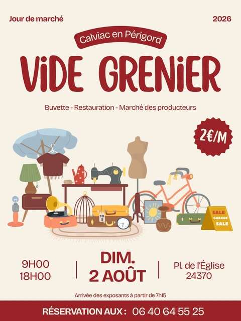Vide-grenier Calviac-en-Périgord