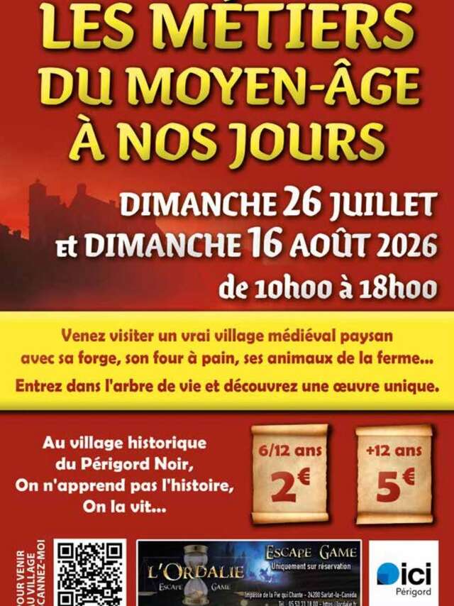 Les métiers du moyen-âge à nos jours