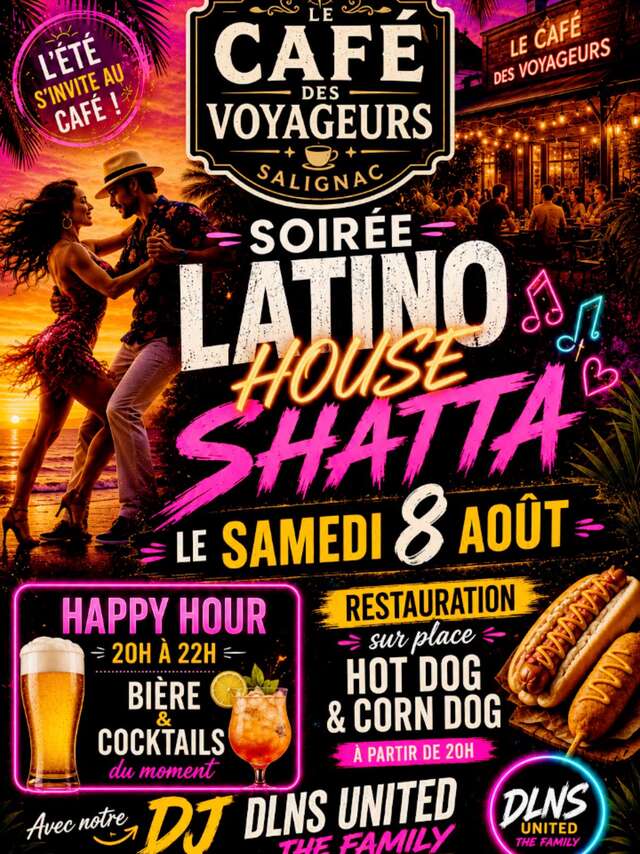 SOIREE LATINO HOUSSE SHATTA