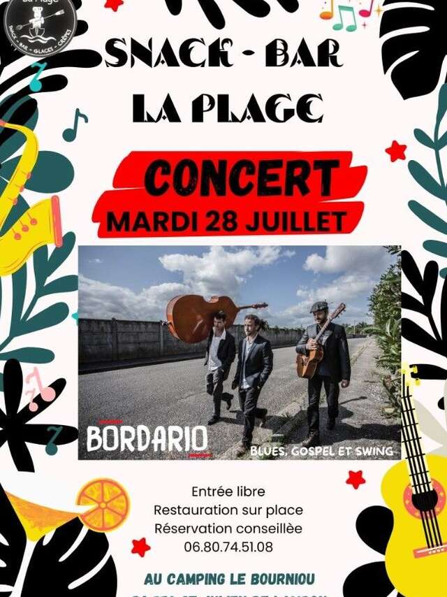 Concert au snack-bar La Plage