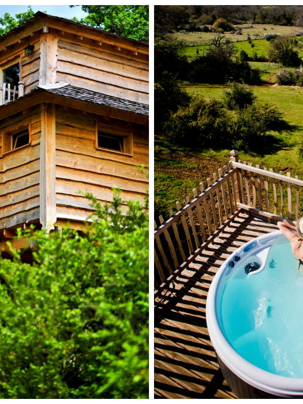 Cabane Spa La Truffière du Château de Cantecor