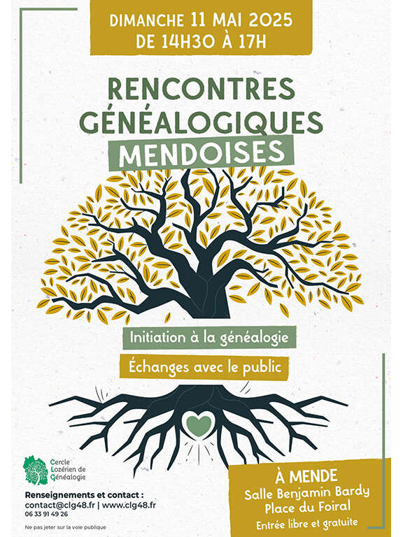 RENCONTRES GÉNÉALOGIQUES MENDOISE