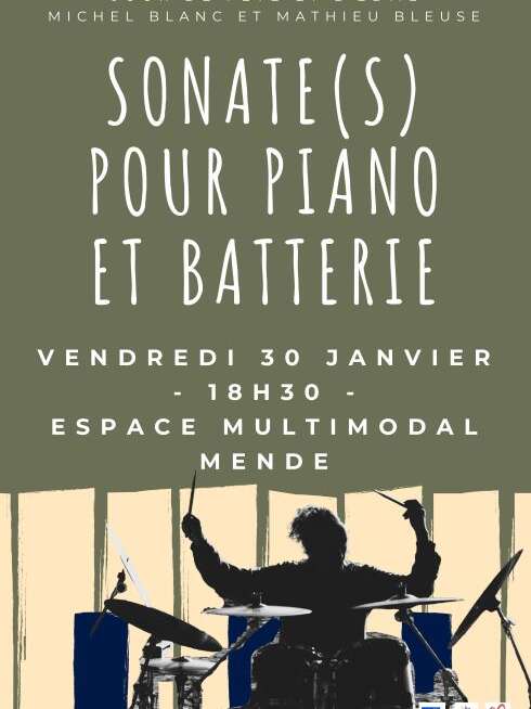 SONATE(S) POUR PIANO ET BATTERIE