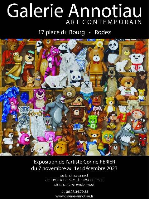 Exposition de Corine PERIER à la galerie Annotiau