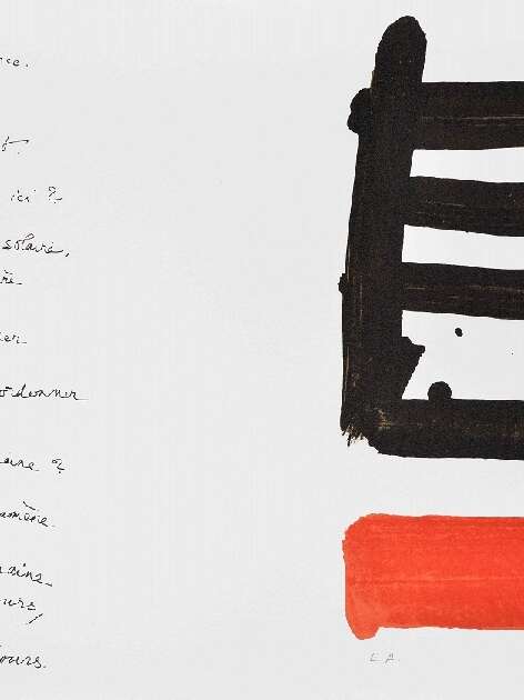 VISITE AU MUSÉE SOULAGES : SOULAGES ET LA POESIE