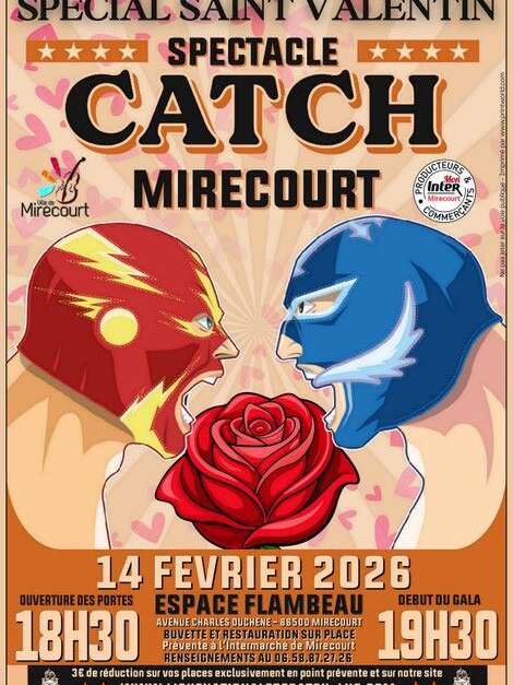 Gala de catch spécial Saint-Valentin