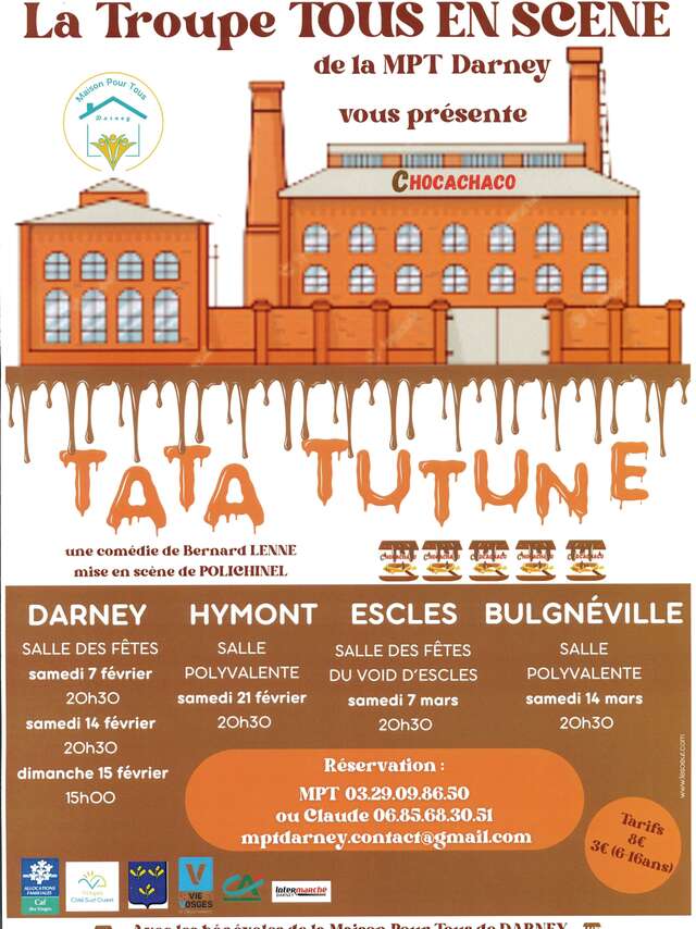 Théâtre - TATA TUTUNE par la Troupe Tous en Scène de la MPT Darney