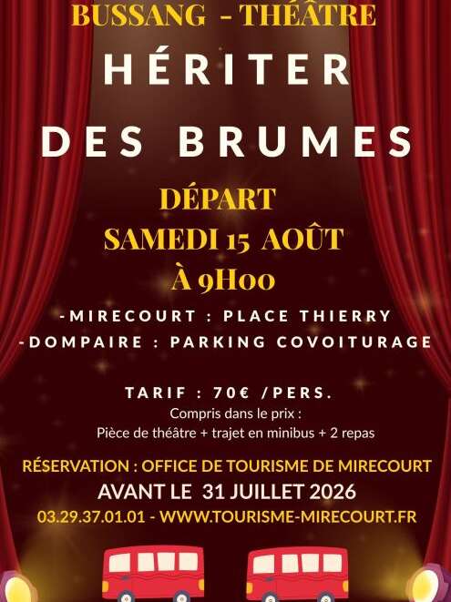 Voyage au théâtre du peuple à Bussang - Hériter des Brumes