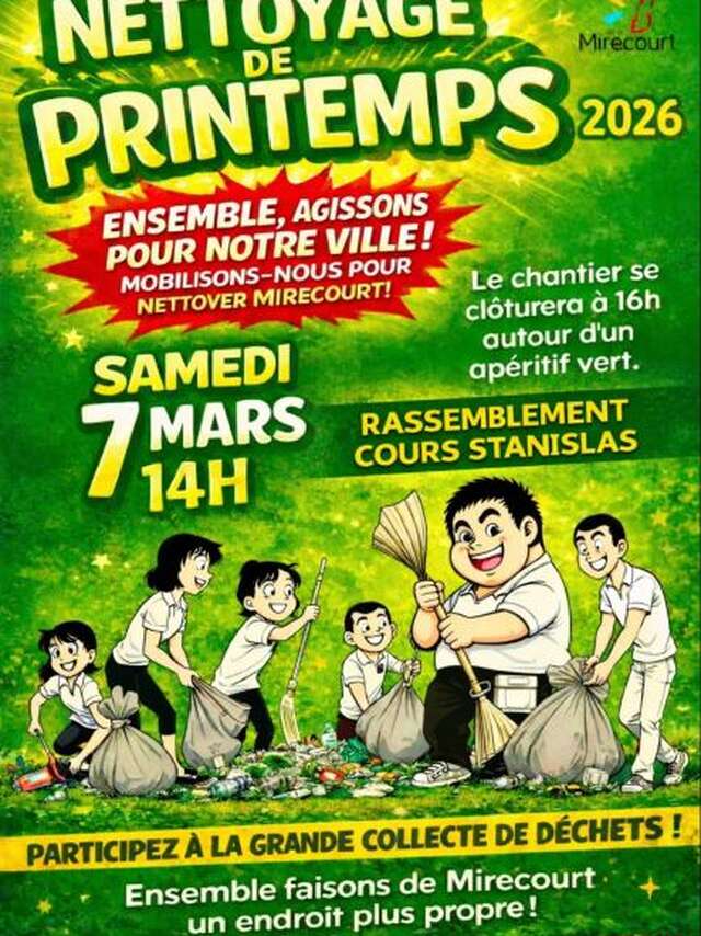 Nettoyage de printemps