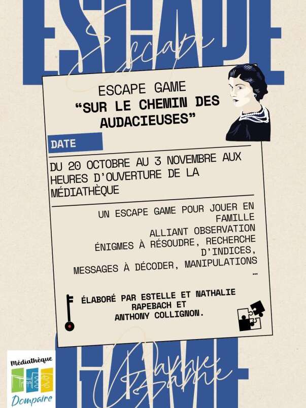 Escape Game sur le chemin des audacieuses