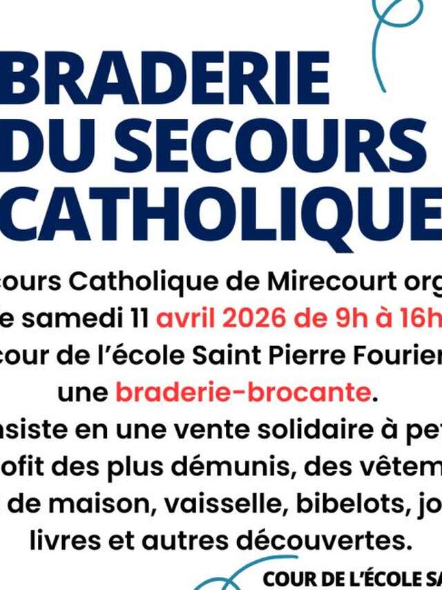 Braderie du Secours Catholique