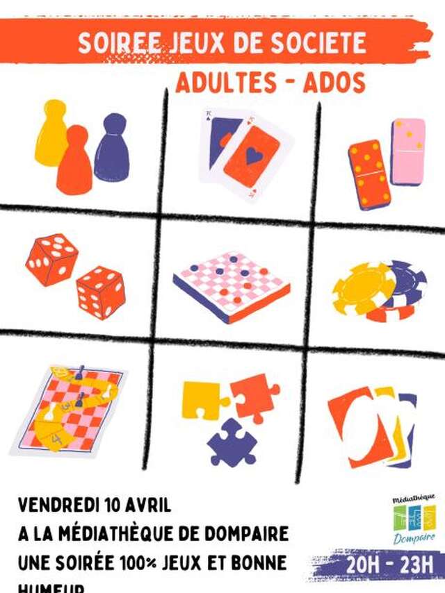 Soirée jeux de société